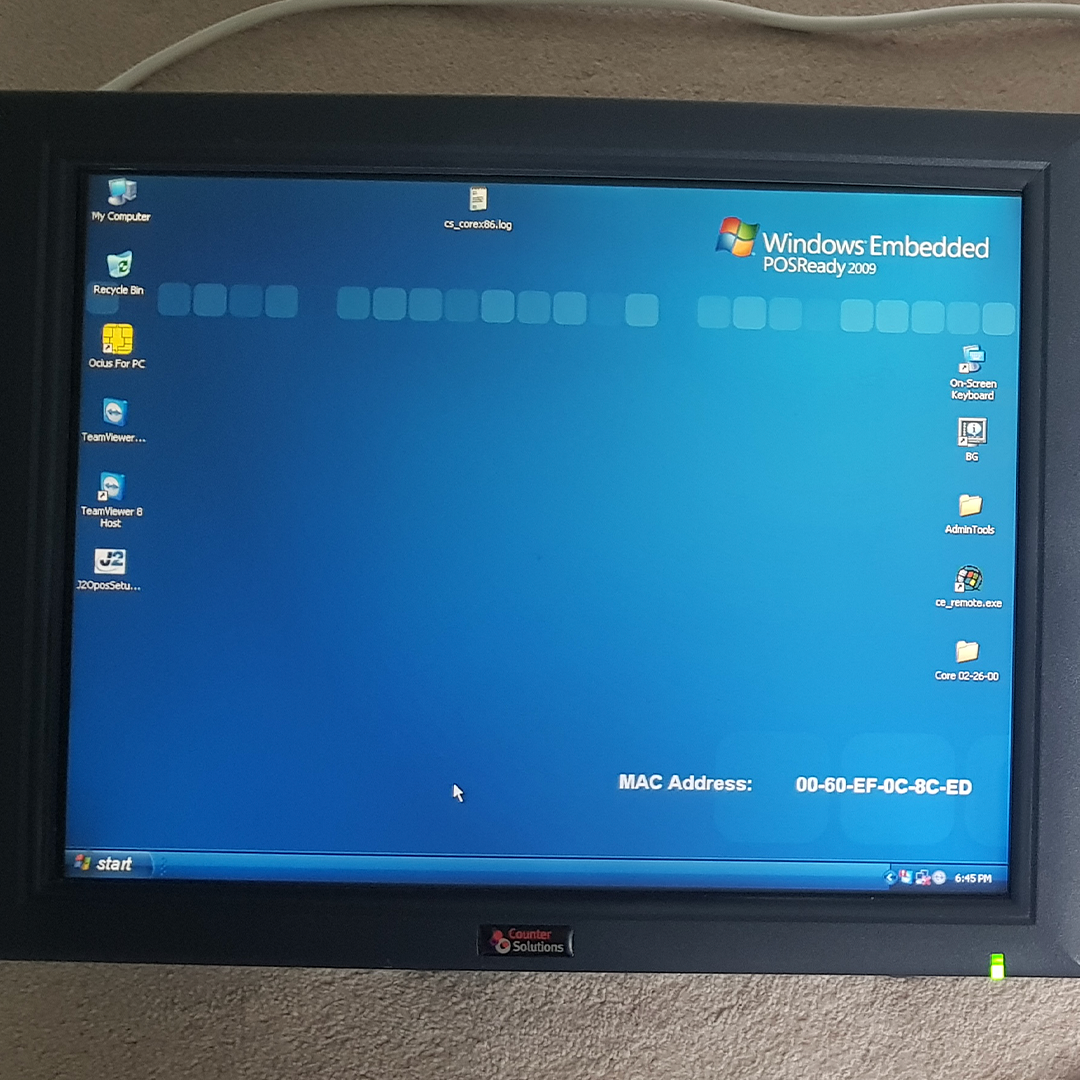 POS system diagnostics