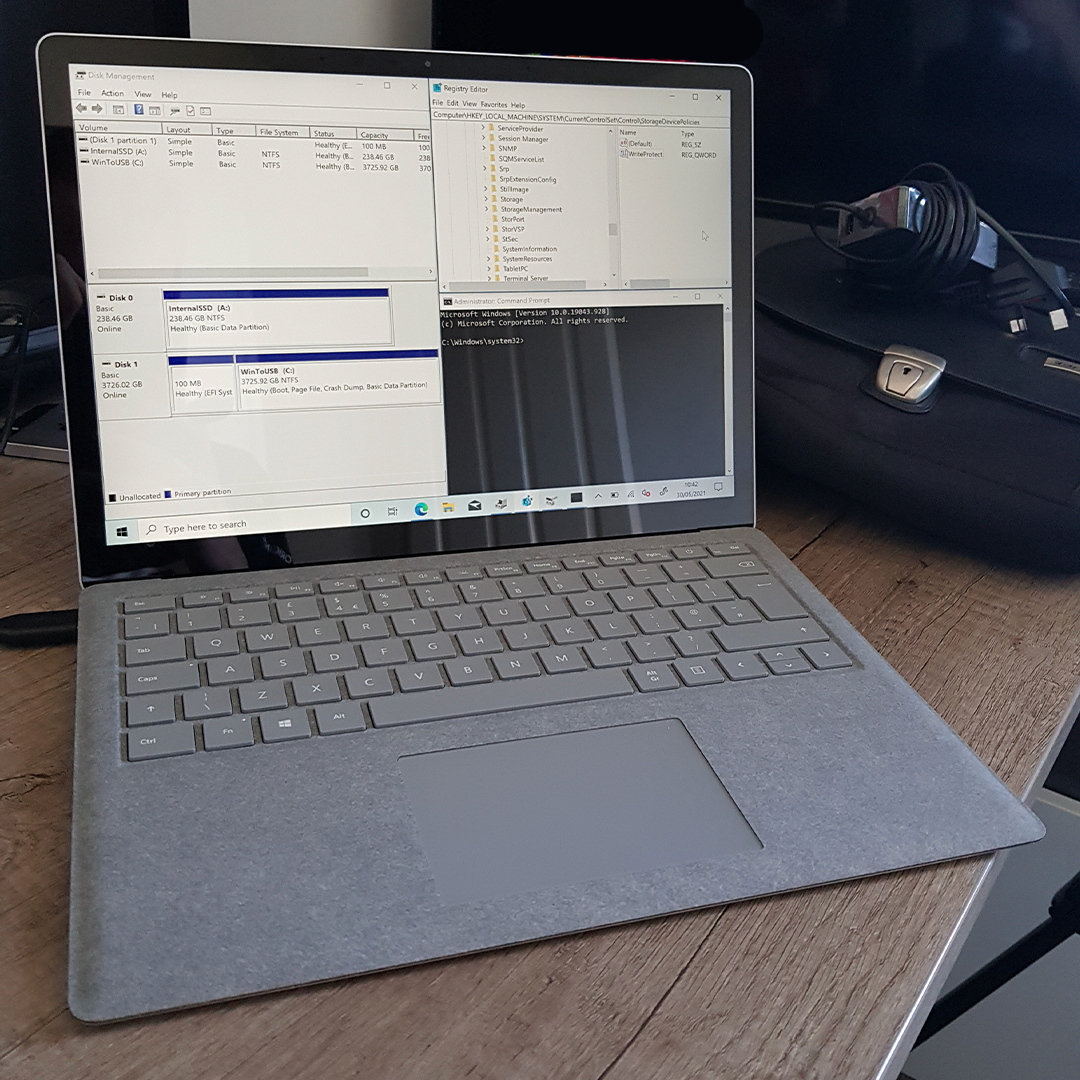 Surface Laptop running after repair